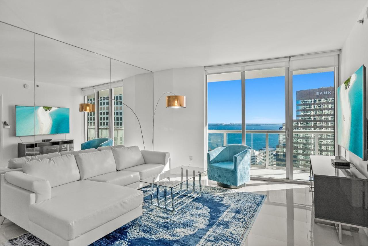 Splendid Unit outstanding View-W Hotel Brickell Miami Exterior foto