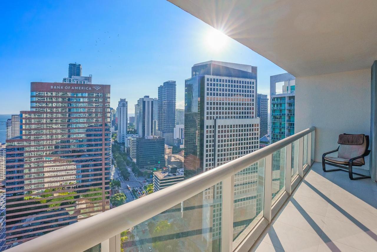 Splendid Unit outstanding View-W Hotel Brickell Miami Exterior foto